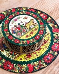 Пазл дерев`яний UkrainianPuzzles Петриківське весілля