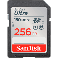 SANDISK Ultra 256GB SDXC Memory Card 150MB/s