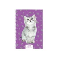 Блокнот Maxi А5, пластиковая обложка, спираль, 60 л., клетка (MX21213-10)