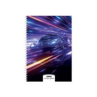 Блокнот Maxi А5, пластиковая обложка, спираль, 60 л., клетка (MX21213-14)