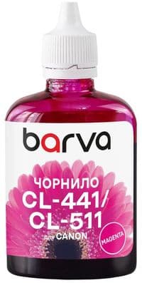 Чорнило Barva Canon CL-38/41/51/441/511/513, CLI-426/451/521, Magenta, 100 мл, водорозчинне, флакон OneKey (C521-287e)