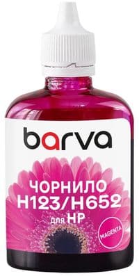 Чорнило Barva HP №46/47/62/123/302/303/304/651/652/653/704, Magenta, 100 мл, водорозчинне, флакон OneKey (H652-533e)