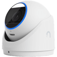 Ubiquiti UVC-G6-Pro-Turret-W Всепогодна 4K PoE+ камера з захистом від несанкціонованого доступу, механізмом штучного інтелекту Multi-TOPS, 2,36-кратним оптичним зумом та великим 1/1,2-дюймовим CMOS-сенсором для виняткової чіткості зображення за слабкого освітлення та нічного бачення на великій відстані від ІЧ-підсвічування.