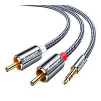 Кабель мультимедийный 3.5mm M to 2xRCA M 3.0m Essager (EYPZJ-MYC0G)