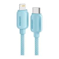 Кабель для передачи данных USB-C — Lightning, 1,0 м, 20 Вт, синий, Essager (EXCTL-WL03-P)