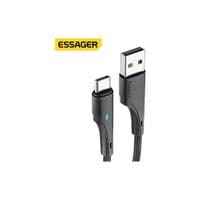 Кабель для передачи данных USB 2.0 AM — USB-C 1,0 м 3A черный Essager (EXCT-LS01)