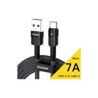 Кабель для передачи данных USB 2.0 AM — USB-C 1,0 м 7A черный Essager (EXCT-XC01)