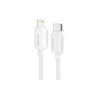 Кабель для передачи данных USB-C — Lightning, 1,0 м, 20 Вт, белый, Essager (EXCTL-WL02-P)