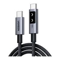 Дата кабель USB-C to USB-C 1.0m PD 100W L509 black Ugreen (35501)
