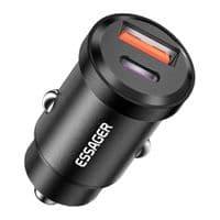 Зарядное устройство для Essager 1xUSB + 1xUSB-C 45W black (ECCAC45-TL01-Z)