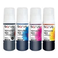 Комплект чернил Barva Epson 103, Black/Cyan/Magenta/Yellow, 4x65 мл, водорастворимый, флакон OneKey (E103-065-MP)