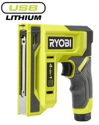 Цвяхів акумуляторний Ryobi USB Lithium RST4-0 4В цвяхи до 15мм 0.8кг без АКБ і ЗУ