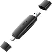 Считыватель флэш-карт Ugreen USB-C + TF/SD 3.0 CM304 black (80191)