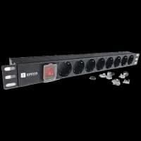 Подовжувач на 8 розеток EServer 220В 19" 1U