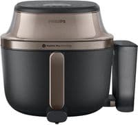 Мультипечь Philips Series 5000 OVI SteamFry 2000Вт, чаша-7.2л, сенсорное управл., 12 авто. программ, аксессуары, пластик, черный