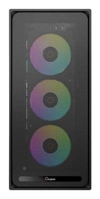 Корпус для компьютера ATX W/O PSU DELTA C70 BK ARGB (DELTA-C70-BKG400XX-GL) OCYPUS
