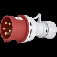 Вилка кабельная ЕТІ EV-3253 IP44 32A 400V 3P+N+PE