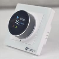Терморегулятор Navin EH20R-16A 5...35 °C для теплого пола электронный Wi-Fi Tuya, Smart Life, Alexa встроенный проводной датчик 16A 230В белый