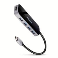 USB-C хаб 6-в-1 0.2 м HMC-6H4A AXAGON