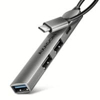 USB3.2 4-портовий концентратор 0.12M HUE-STC AXAGON