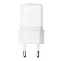 Сетевое зарядное устройство с кабелем Baseus Palm Fast Charger 1C 20W EU Moon White set USB-C to iP 20W 1m
