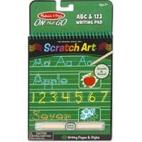 Набор для творчества Melissa&Doug Альбом царапок Буквы и цифры (MD9142)