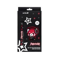 Бейдж Kite набір на липучці та підвіска Aggretsuko (AR25-3010-2)
