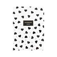 Книга записная Axent A5 Black&White, 80 листов ячейка (8700-26-A)