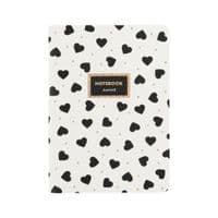 Книга записная Axent A6 Black&White, 60 листов клетка (8711-7-A)