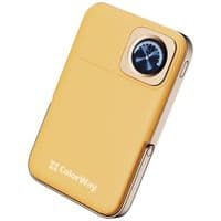 Батарея универсальная ColorWay 10 000 mAh PD/22.5W, 15W MagSafe & Watch Wireless Amber (CW-PB100LPA2Y-WPDD)