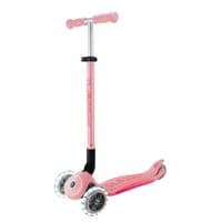Самокат Globber серії Elite Lights пастельно-рожевий Колеса з підсвічуванням (439-710-3)