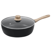 Сковорода PYREX Cook&Care глуб. 28 см индукция с крышкой (CR28DF6/8144)