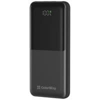 Батарея универсальная ColorWay 10 000 mAh PD/22.5W, QC/3.0, LCD, Black (CW-PB100LPB3BK-PDD)