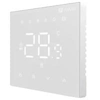 Терморегулятор Navin WT410W-3А 5...35 °C для котлов отопления электронный Wi-Fi Tuya, Smart Life проводное подключение 230В белый