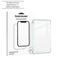 Скло захисне BeCover 3D Edge Full Cover Apple iPad Air 11" M2/M3 (2024/2025) (714774)