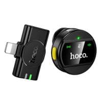 Бездротова мікрофонна система HOCO L21 Charm wireless microphone iP Black
