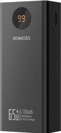 Зовнішня АКБ Romoss 27000mAh PEA27S Pro 65W (PEA27-282-2111H) чорн