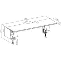 Подставка для монітора OfficePro MR123B Black