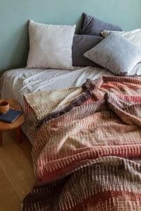 Плед ARDESTO Leonardo 150х200см, 50% хлопок, 30% полиэстер, 20% акрил, зигзаг, коричневый