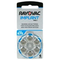 Батарейка Rayovac PRO+ 675 (675CP-6IMPMF) BL 6 шт (для слуховых аппаратов)