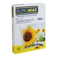 Плівка для ламінування Buromax (BM.7774) глянсова, А6, 100мк, 100 шт