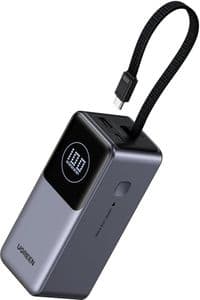 Батарея універсальна Ugreen 20000mAh 130W Nexode Smart Display with Built-in Cable (PB723 55365B)