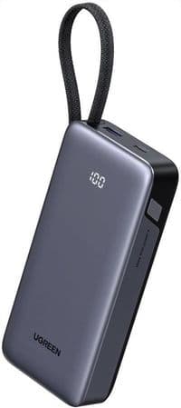 Батарея універсальна Ugreen 20000mAh 45W with Built-in Cable (PB536 55988B)