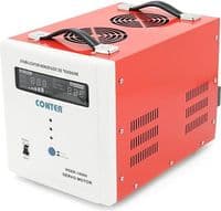 Стабилизатор Conter MSER 10000, White/Red, VA-V2/7500W, однофазный, монтаж пола, LED дисплей, DC130-260V