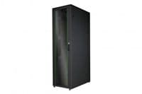 Шафа DIGITUS 19", 42U, Network Unique, передні двері зі склом, 600x1000 мм, 1200кг максимально, чорна