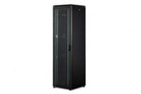 Шафа DIGITUS 19", 42U, Network Unique, перфоровані двері, 600x600 мм, 1200кг максимально, чорна