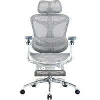 Офісне крісло Sihoo Крісло офісне з підставкою для ніг Sihoo DORO C300 Pro Mesh White with (DORO-C300-PRO-M102-JT)