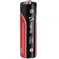 Батарейка AA/LR06, 1.5V, Лужная, Olympia, Alkaline, (BOX 24 шт.)