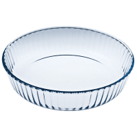 Форма с/к O CUISINE форма стеклянная круглая 26см (2.1л) рифл высокий борт (818BC00/2046)