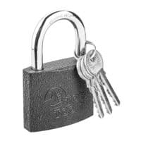 Замок навесной Top Tools 60мм, 2 ключа, 0.37кг
